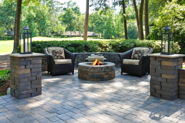 Fire Pit Installation in Grove City