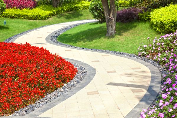 Garden Walkway Installation in Grove City