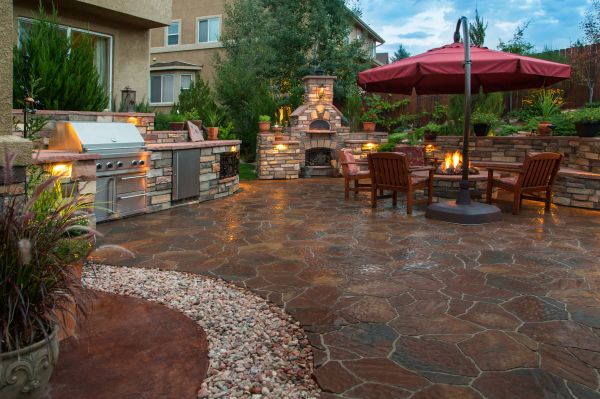Stone Patio Construction in Grove City