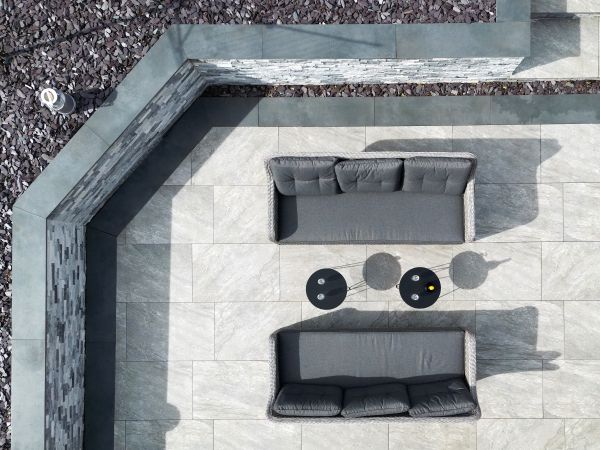 Porcelain Patio Installation in Grove City
