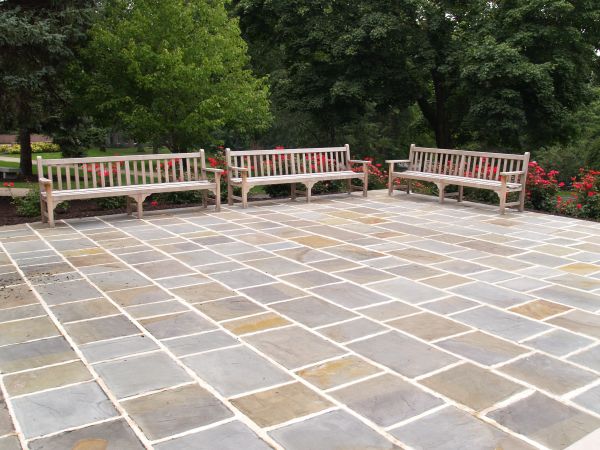 Slate Patio Installation in Grove City